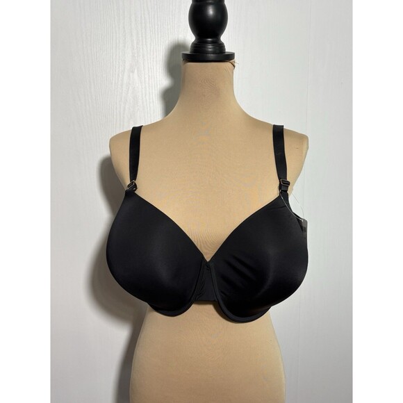 SOMA BRA Womens 44DD Black VANISHING 360 PERFECT COVERAGE Seamless New - Picture 1 of 5